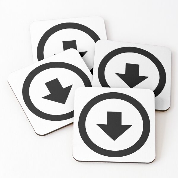 Item preview, MDI Arrow-Down-Bold-Circle-Outline designed and sold by GnarlyFurtardo.