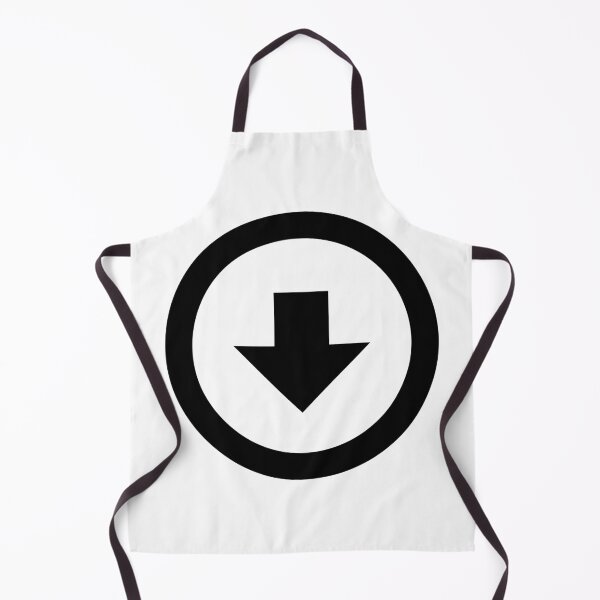 Item preview, MDI Arrow-Down-Bold-Circle-Outline designed and sold by GnarlyFurtardo.