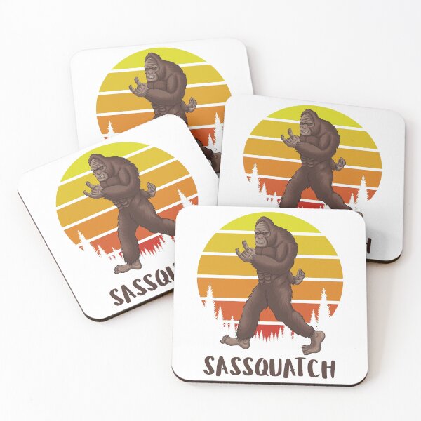 Item preview, Sassquatch - Badass With An Attitude To Match  - White designed and sold by crazycollective.