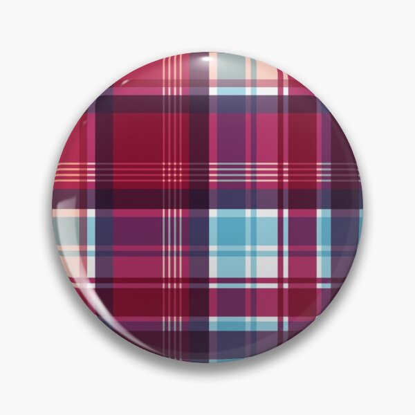 Item preview, Aqua Cerise Plaid designed and sold by oppositedge.