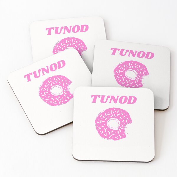 Item preview, DONUT Backwards TUNOD (PINK TEXT) designed and sold by TheUrbanDreamer.