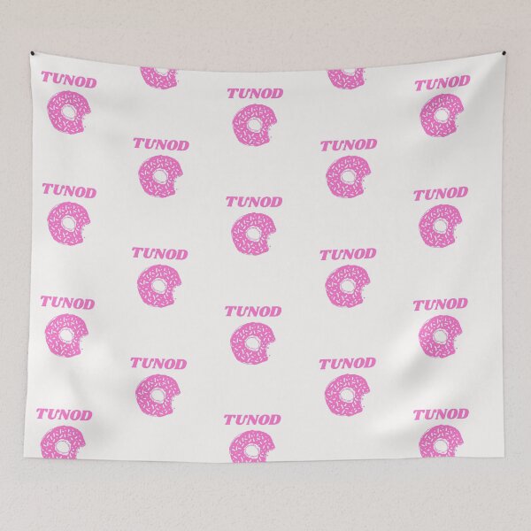 Item preview, DONUT Backwards TUNOD (PINK TEXT) designed and sold by TheUrbanDreamer.