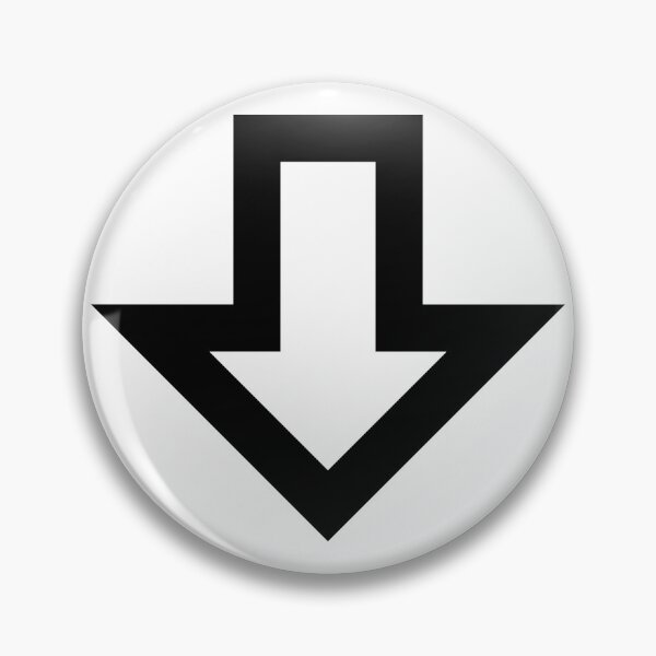 Item preview, MDI Arrow-Down-Bold-Outline designed and sold by GnarlyFurtardo.