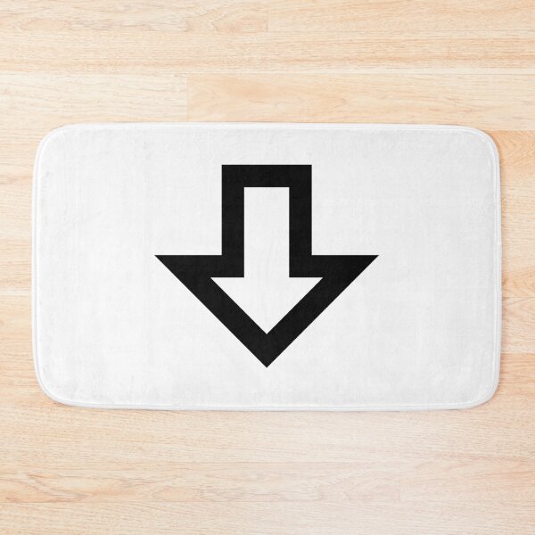 Item preview, MDI Arrow-Down-Bold-Outline designed and sold by GnarlyFurtardo.