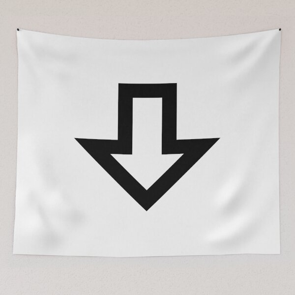 Item preview, MDI Arrow-Down-Bold-Outline designed and sold by GnarlyFurtardo.