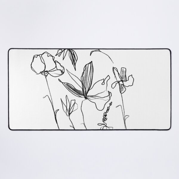 Item preview, Flowers Sketch - Simple Vintage Aesthetic Inspired designed and sold by morgansgoods.