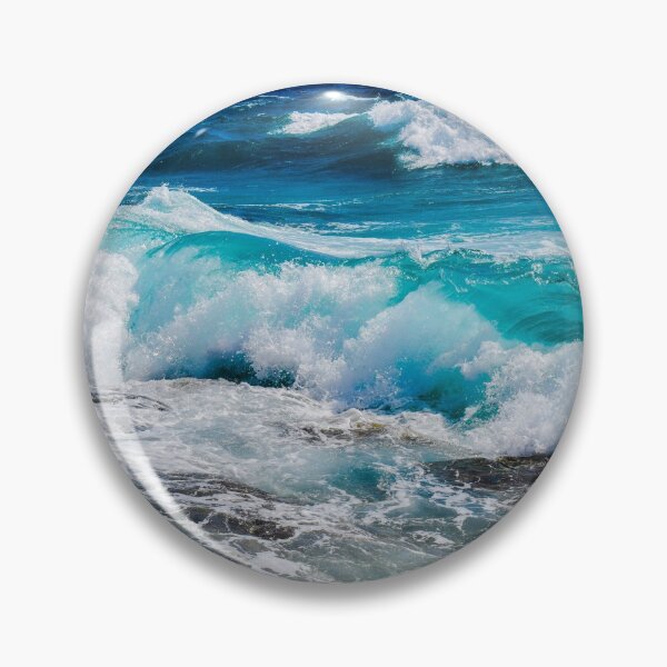 Item preview, Crashing Ocean Waves on the Shore Photography designed and sold by MiaDelelai.