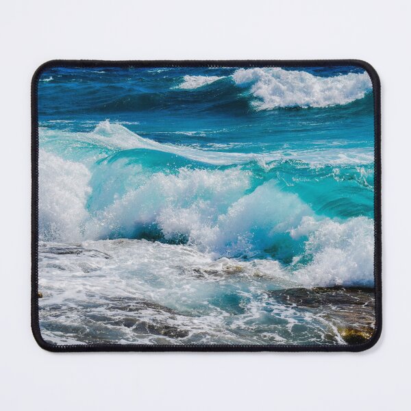 Item preview, Crashing Ocean Waves on the Shore Photography designed and sold by MiaDelelai.