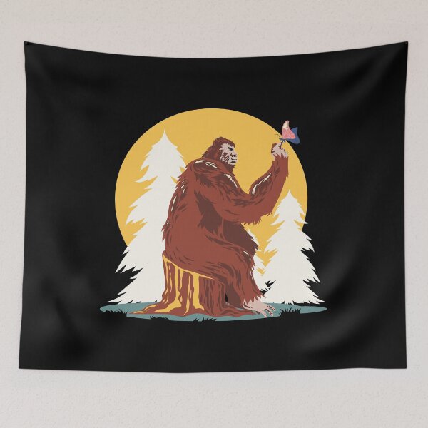 Item preview, Sassquatch - Badass Strutt Through The Jungle  - Black designed and sold by crazycollective.