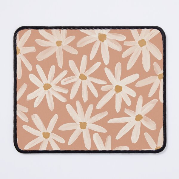 Item preview, Vintage Inspired Daisy Floral Pattern - Blush Pink and Off White designed and sold by morgansgoods.