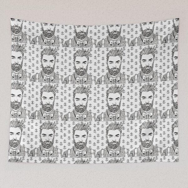 Item preview, Hipster Colouring Page designed and sold by RebeccaOsborne.