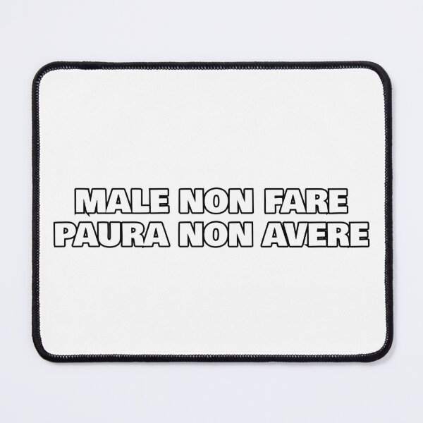 Item preview, Italian proverbs - Male non fare paura non avere designed and sold by Silviajones.