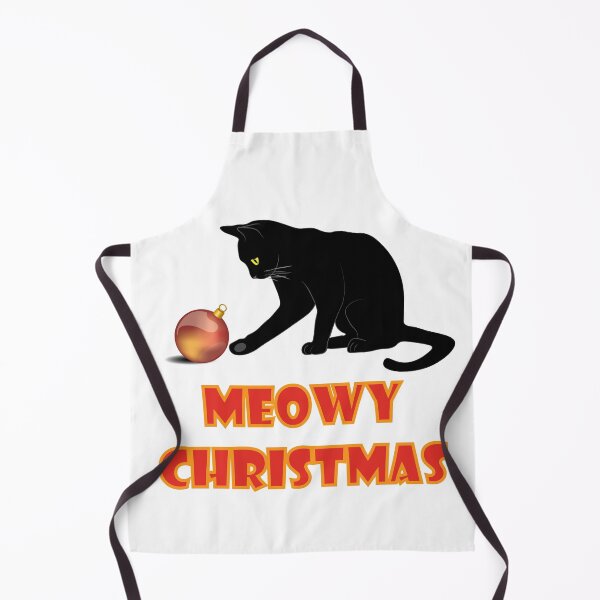 Item preview, Meowy Christmas Playful Cat designed and sold by TheInkElephant.