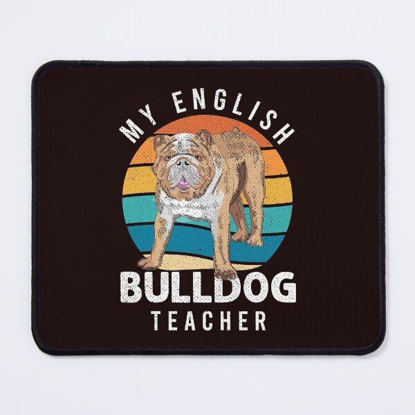 Item preview, Best English Bulldog Teacher Ever Funny Vintage Pride and Loyal Dog designed and sold by Capiral Bucketlist.