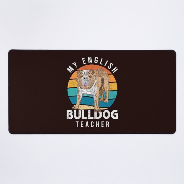 Item preview, Best English Bulldog Teacher Ever Funny Vintage Pride and Loyal Dog designed and sold by Capiral Bucketlist.
