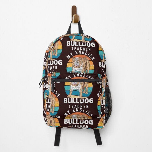 Item preview, Best English Bulldog Teacher Ever Funny Vintage Pride and Loyal Dog designed and sold by Capiral Bucketlist.