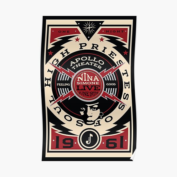 Nina Simone Live at the Apollo Theater Concert Poster- Poster