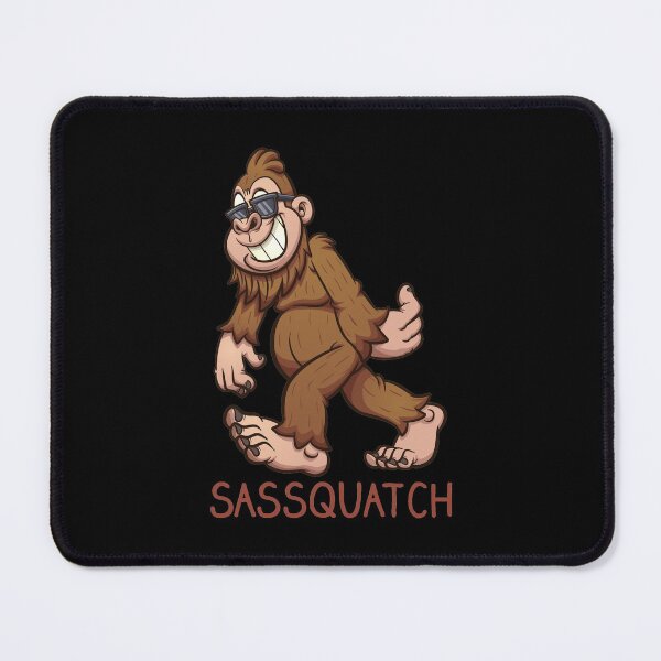 Item preview, Sassquatch - Badass With An Attitude To Match  - Black - Cartoon  designed and sold by crazycollective.