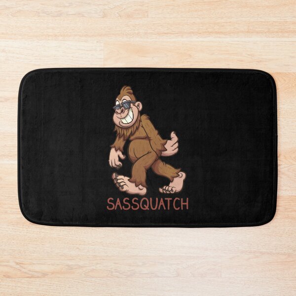 Item preview, Sassquatch - Badass With An Attitude To Match  - Black - Cartoon  designed and sold by crazycollective.