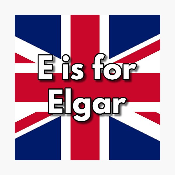 E is for Elgar Photographic Print