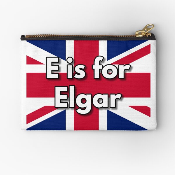 E is for Elgar Zipper Pouch