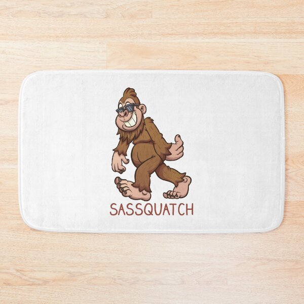 Item preview, Sassquatch - Badass With An Attitude To Match  - White - Cartoon  designed and sold by crazycollective.