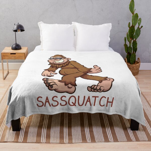 Item preview, Sassquatch - Badass With An Attitude To Match  - White - Cartoon  designed and sold by crazycollective.