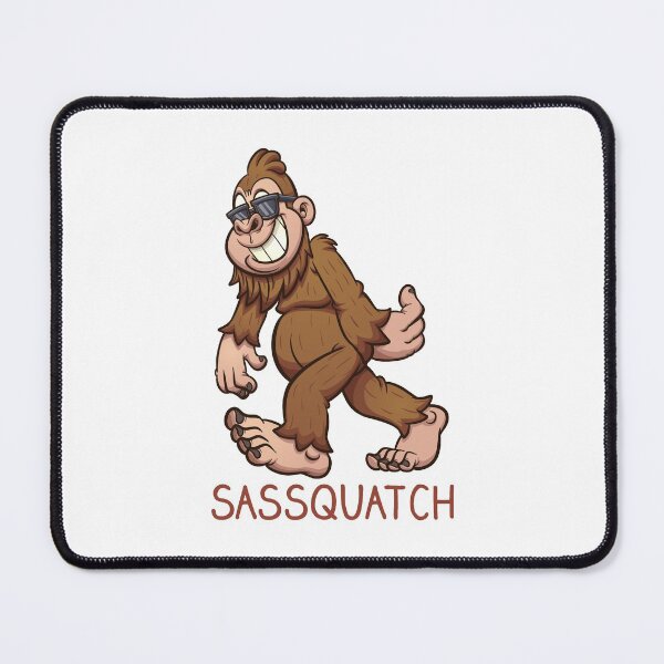 Item preview, Sassquatch - Badass With An Attitude To Match  - White - Cartoon  designed and sold by crazycollective.
