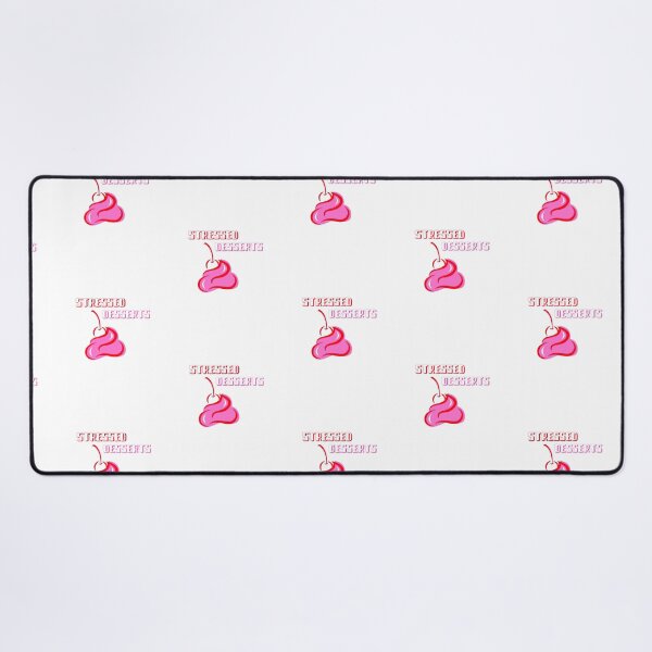Item preview, STRESSED Backwards DESSERTS (PINK/REDTEXT) designed and sold by TheUrbanDreamer.
