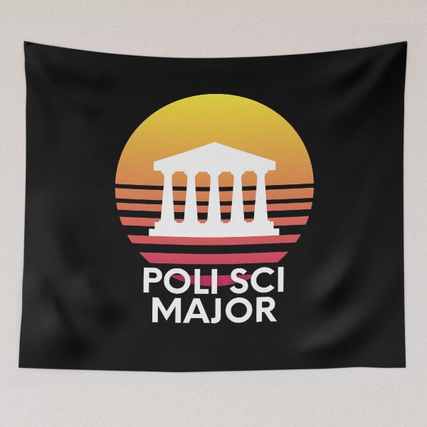 Item preview, Political Science Major Colorful Sunset College Student Graphic designed and sold by EllConApparel.