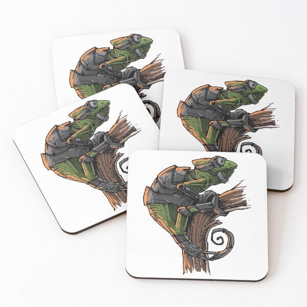 Item preview, Armored Green Chameleon designed and sold by Vector Scout Lab.