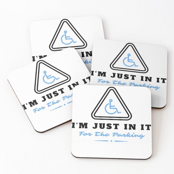 Item preview, Copy of I'm Just In It For The Parking , Im Just In It For The Parking ,  Handicapped Humans Design  Gift For Father designed and sold by YLartist.