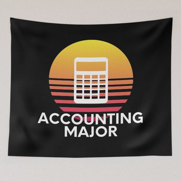 Item preview, Accounting Major Colorful Sunset College Student Graphic designed and sold by EllConApparel.