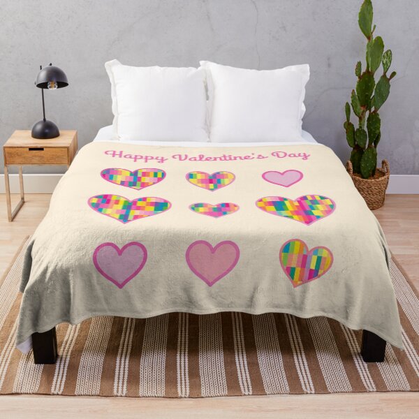 Item preview, Happy Valentine's Day: 9 Hearts with neon pastel pattern or colors designed and sold by greatnorris.