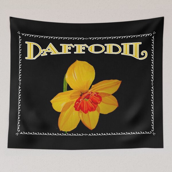 Item preview, Daffodil Flower Label designed and sold by PaintedbyCarol.