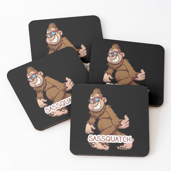 Item preview, Sassquatch - Badass With An Attitude To Match  - Black - Cartoon  designed and sold by crazycollective.