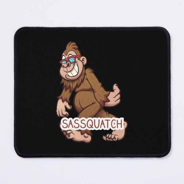 Item preview, Sassquatch - Badass With An Attitude To Match  - Black - Cartoon  designed and sold by crazycollective.