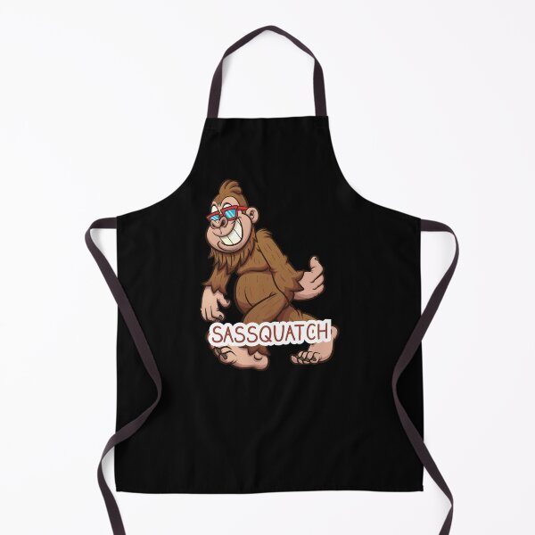 Item preview, Sassquatch - Badass With An Attitude To Match  - Black - Cartoon  designed and sold by crazycollective.