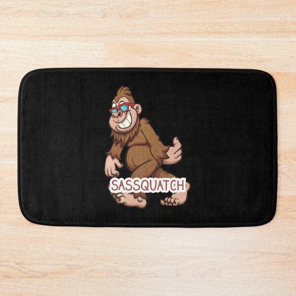 Item preview, Sassquatch - Badass With An Attitude To Match  - Black - Cartoon  designed and sold by crazycollective.
