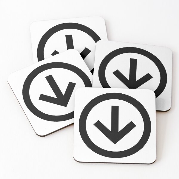 Item preview, MDI Arrow-Down-Circle-Outline designed and sold by GnarlyFurtardo.