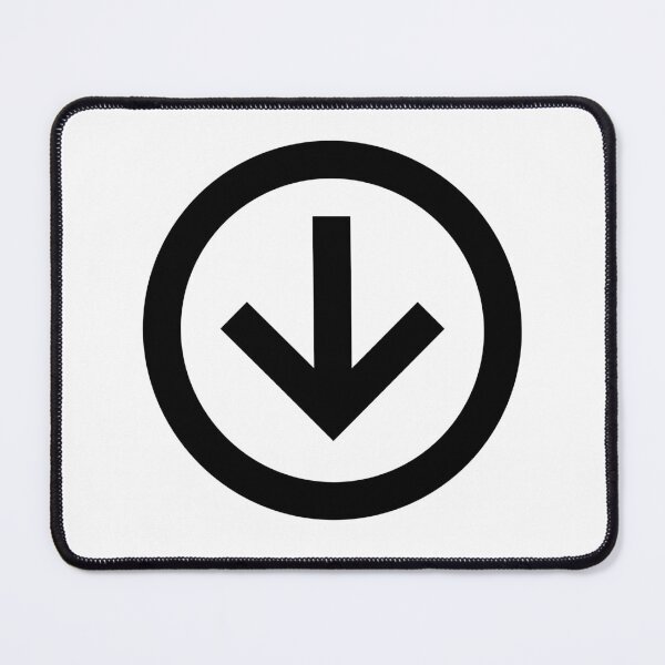 Item preview, MDI Arrow-Down-Circle-Outline designed and sold by GnarlyFurtardo.