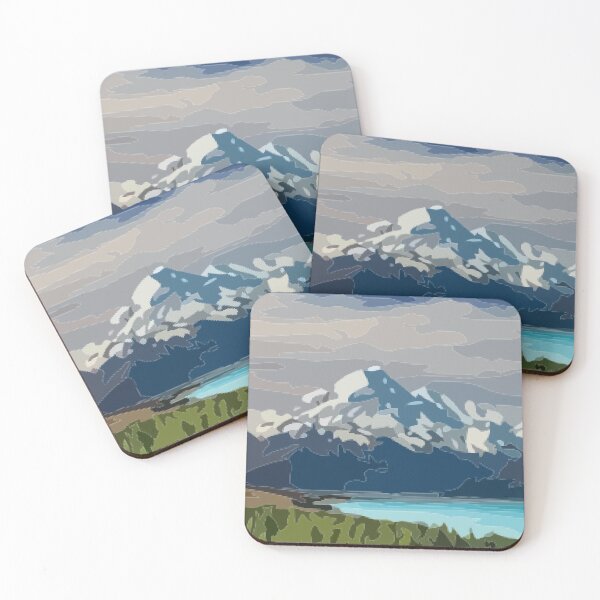 Item preview, Mt Cook Digital Painting designed and sold by Positive Lad.