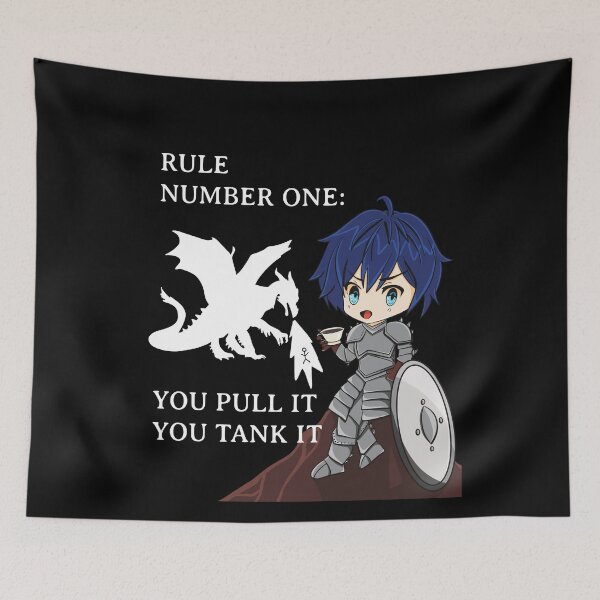 Item preview, Tanking Rules You Pull It You Tank It  designed and sold by shadowisper.