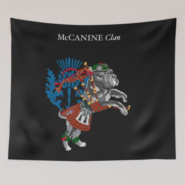 Item preview, Clan Tartan Canine dog terrier Scotland designed and sold by StarcyWol.