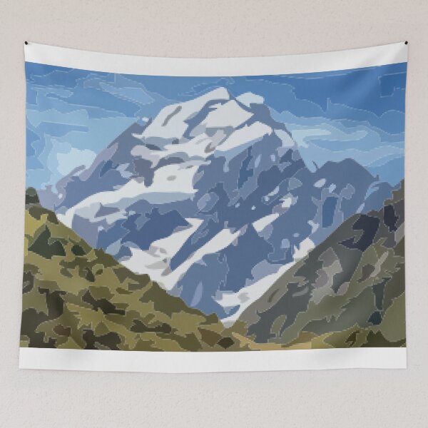 Item preview, Mt Cook Summit Digital Painting designed and sold by Positive Lad.