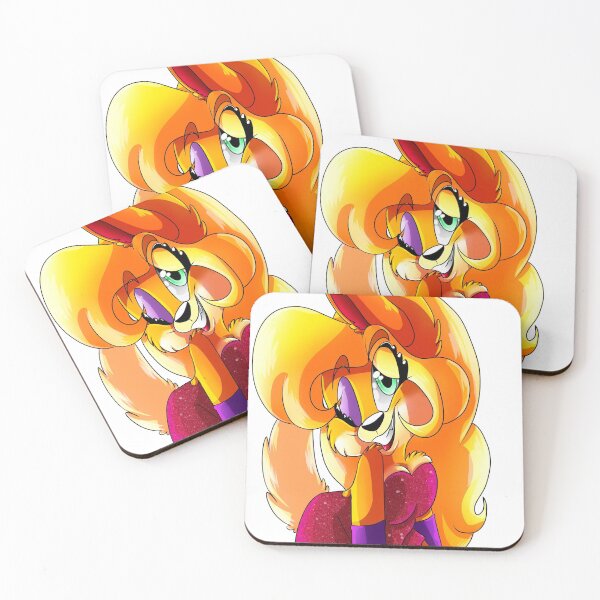 Item preview, tawna bandicoot dressed up as Jessica rabbit no bg designed and sold by EmilyRB1234.