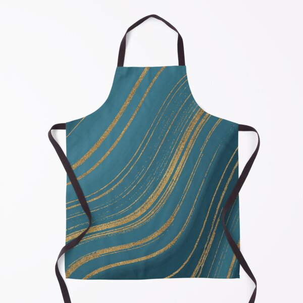 Item preview, Liquid Marble Texture Blue Golden Glitter designed and sold by Alarasboy.