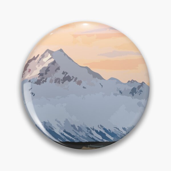 Item preview, Mt Cook Sunset Digital Painting designed and sold by Positive Lad.