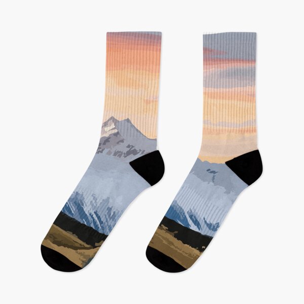 Item preview, Mt Cook Sunset Digital Painting designed and sold by Positive Lad.