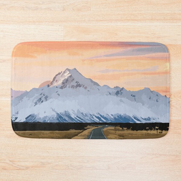 Item preview, Mt Cook Sunset Digital Painting designed and sold by Positive Lad.